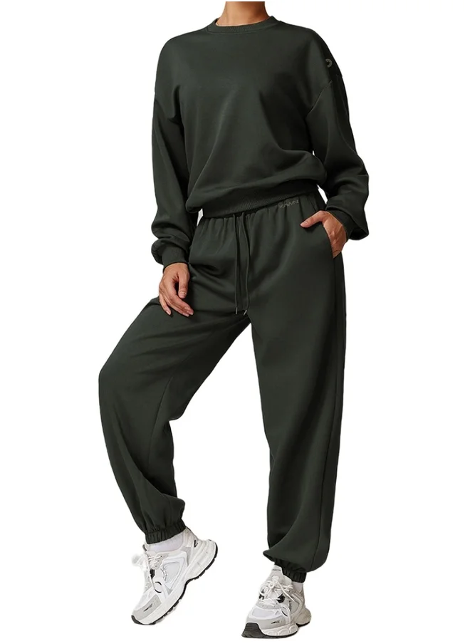 KAWN.YOGA Womens Mid Waist Workout Sport Sweatpants Yoga Pants Running Pants