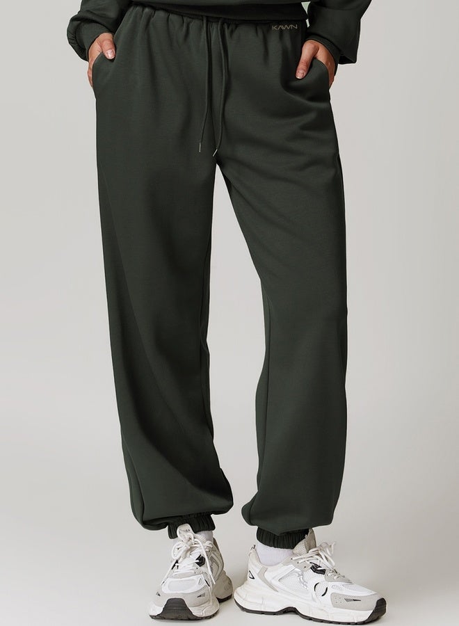 KAWN.YOGA Womens Mid Waist Workout Sport Sweatpants Yoga Pants Running Pants  - Image 3
