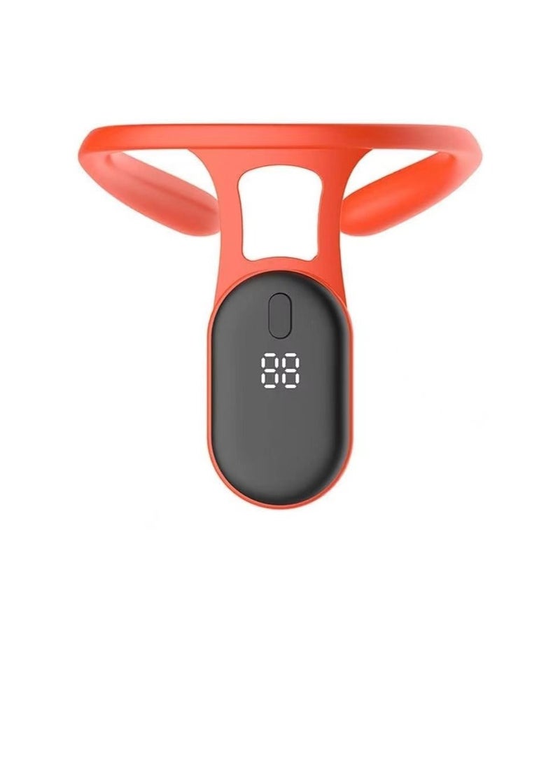 Lymphatic Drainage Device for Neck, Portable Neck Lymphatic Massager Relief Soothing Neck Instrument(Orange) - Image 1