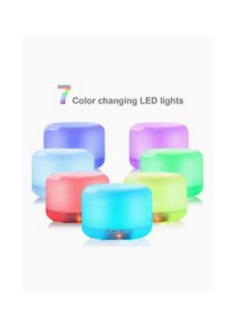 Generic - Air Humidifier, Essential Oil Moisturizer, Aromatherapy Diffuser, With 7-Color Led Light And Remote Control, 300ml, For Use In Living Room, Bedroom And Office - Image 1