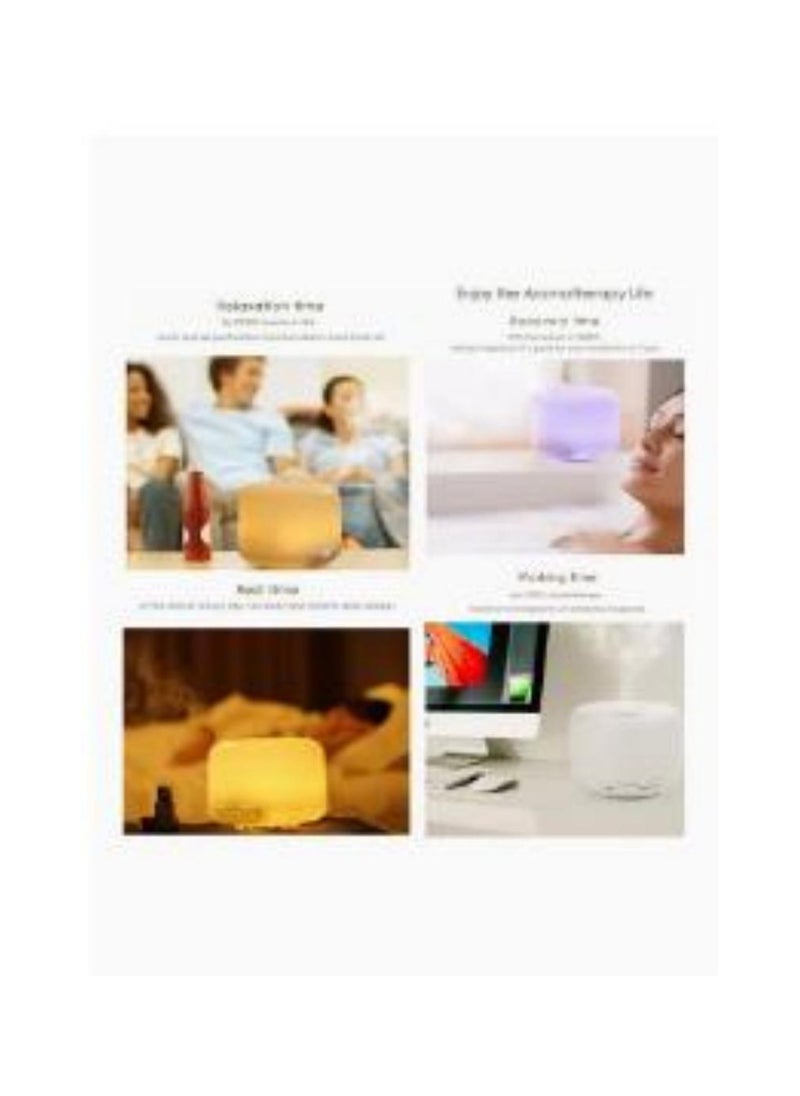 Generic - Air Humidifier, Essential Oil Moisturizer, Aromatherapy Diffuser, With 7-Color Led Light And Remote Control, 300ml, For Use In Living Room, Bedroom And Office - Image 1