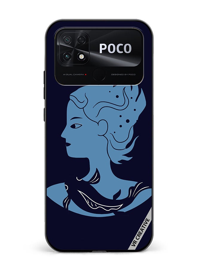 VR CREATIVE Protective Case Cover For Xiaomi Poco C40 Pisces Zodiac Sign Design Multicolour - Image 1