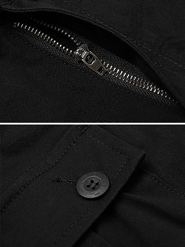OCHENTA Black Cargo Pants Women, Womens Casual Stretch Cargo Work Combat Tactical Travel Pants Size 4 - Image 4