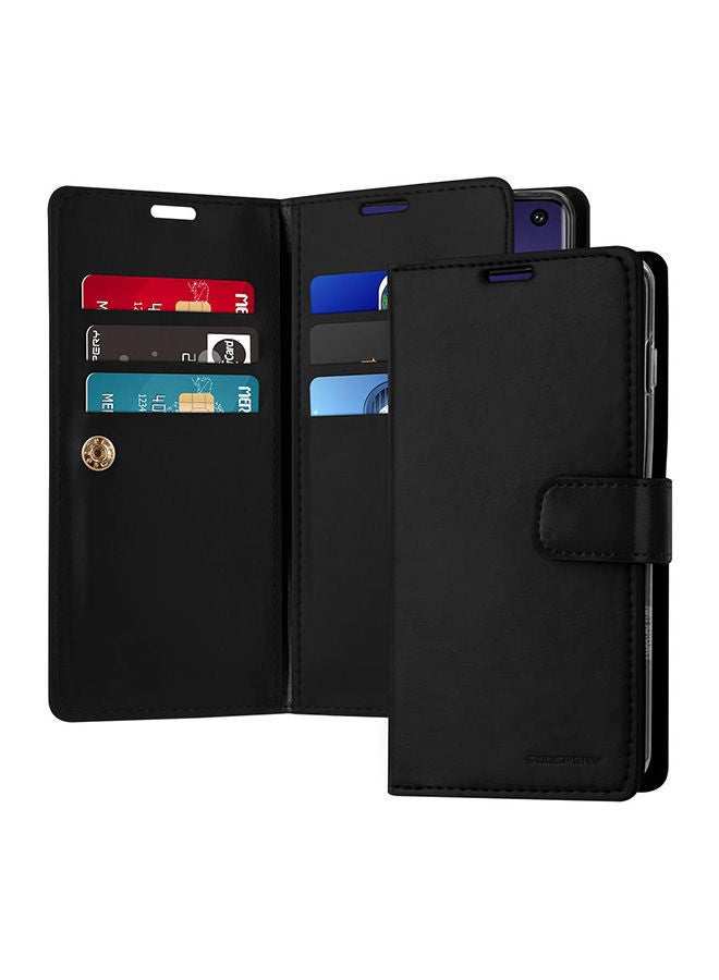NIBEMINENT Leather Protective Case Cover For Samsung Galaxy S10 Black - Image 1