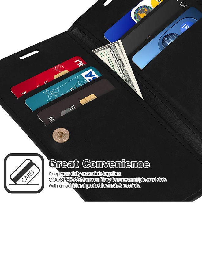 NIBEMINENT Leather Protective Case Cover For Samsung Galaxy S10 Black - Image 3