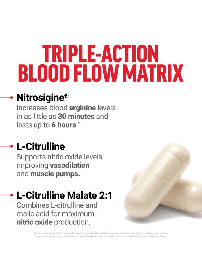 FORCE FACTOR Nitric Oxide Booster, Fast-Acting Formula with L-Arginine, Boosts Nitric Oxide Levels, Maximize Muscle Pumps, Enhance Endurance, Improve Circulation, 120 Capsules - Image 5
