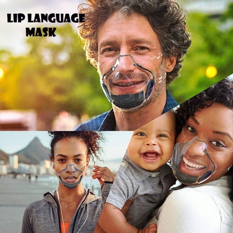 klarako Clear Face_Mask, AnitklarakoFog Face Covering,Antiklarakodust Mouth Guard Reusable Mouth Face Covers Outdoor Facial Protection Visible klarakoGrey - Image 3