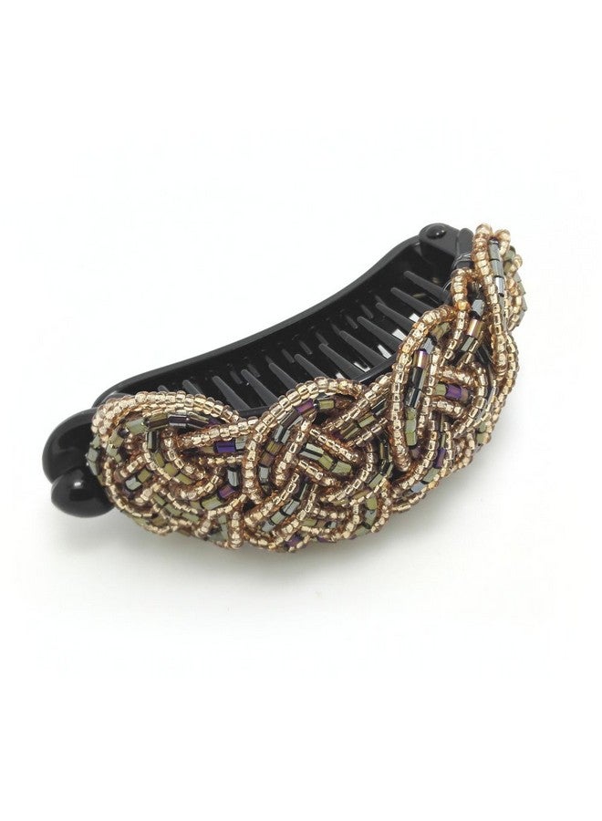 Meilliwish Noble Lady Women Hair Clip Ponytail Holder(H35)(Brown) - Image 1