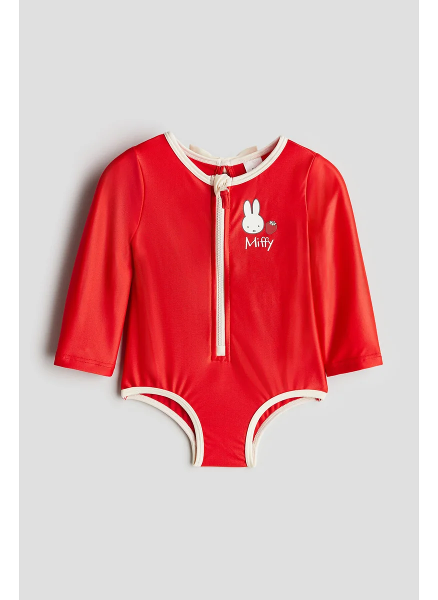 اتش اند ام Long-Sleeved Swimsuit