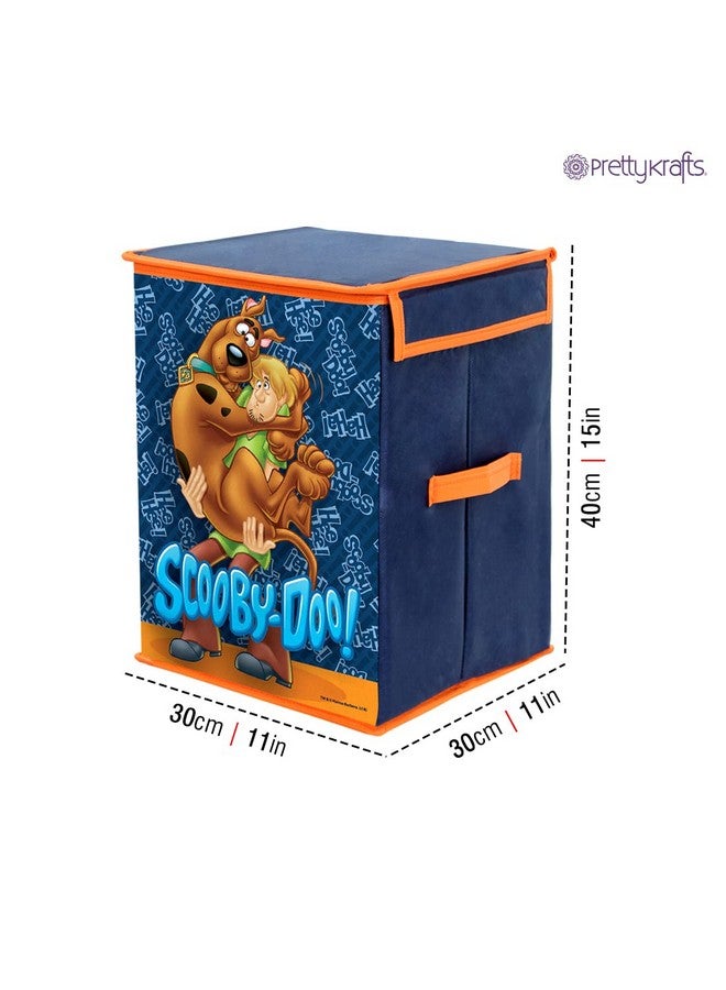 PrettyKrafts Scooby-Doo Toys Organizer Big Storage Box for Kids, with Top Lid -Blue 16 inches(H) x 12 inches (W) x 12 inches (L) (Big 2 Pieces) - Image 4