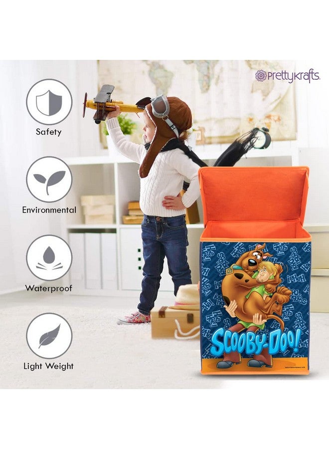 PrettyKrafts Scooby-Doo Toys Organizer Big Storage Box for Kids, with Top Lid -Blue 16 inches(H) x 12 inches (W) x 12 inches (L) (Big 2 Pieces) - Image 5