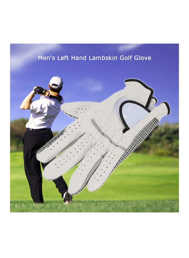 NIBEMINENT Left Hand Soft Breathable Lambskin Golf Gloves 0.049kg - Image 2