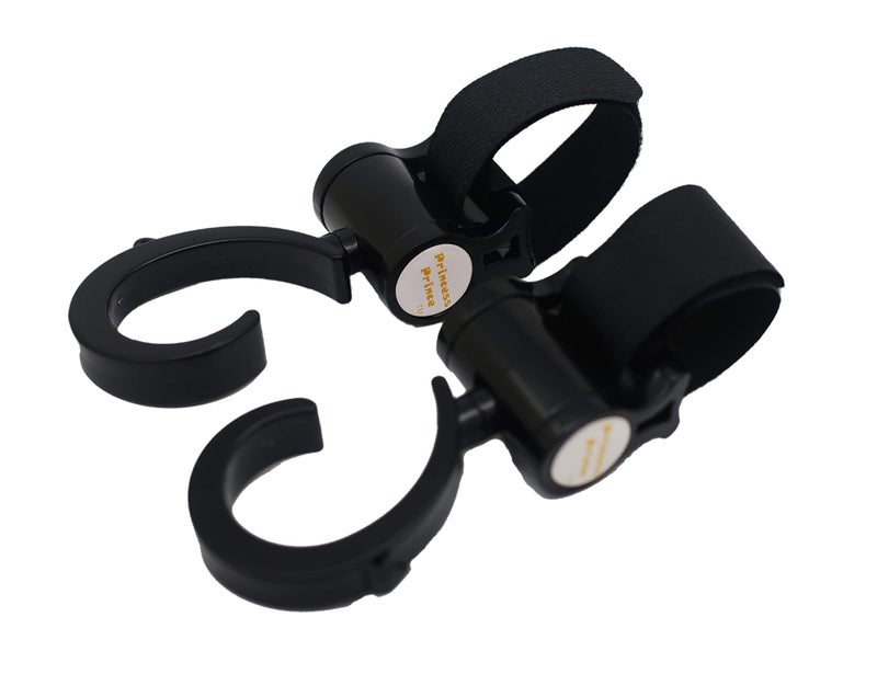 EMILYSTORES Princess Prince Stroller Hooks for Buggy Or Baby Carrier Or Bike Bicycle Or Car Headrest 1Pair - Image 1