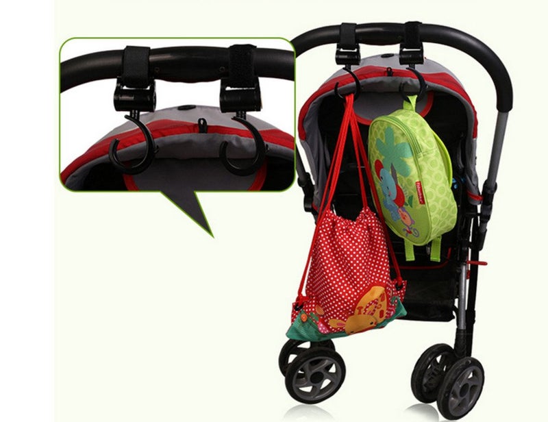 EMILYSTORES Princess Prince Stroller Hooks for Buggy Or Baby Carrier Or Bike Bicycle Or Car Headrest 1Pair - Image 2