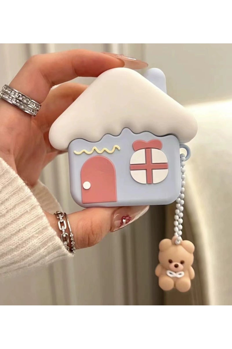 general AirPods 3rd generation silicone wireless Bluetooth protective case, cartoon design, Apple wireless Bluetooth headphones protective case, made of silicone material, with a creative and soft exterior.