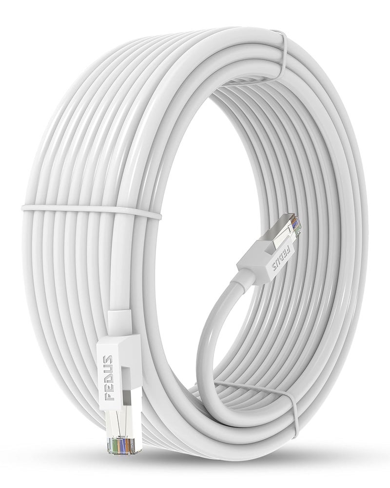 FEDUS Cat6 Ethernet Cable, 3 Meter High Speed 550MHZ / 10 Gigabit Speed UTP LAN Cable, Network Cable Internet Cable RJ45 Cable LAN Wire, Patch Computer Cord Gigabit Category 6 Wires for Modem, Router - Image 1