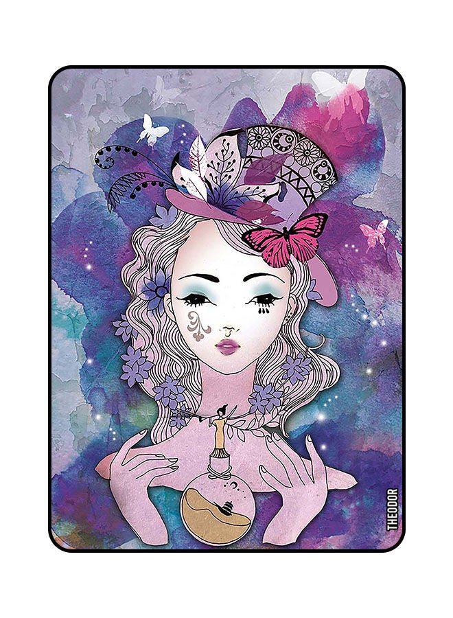 Theodor Protective Flip Case Cover For Samsung Galaxy A7 Lite 2021 8.7 Inches with Auto Wake/Sleep Globe And Fortuneteller - Image 1