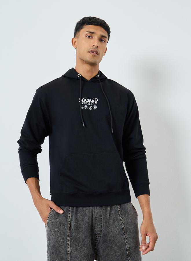 Styli Eco-Earth Relaxed Fit Back Printed Hoodie - Image 3