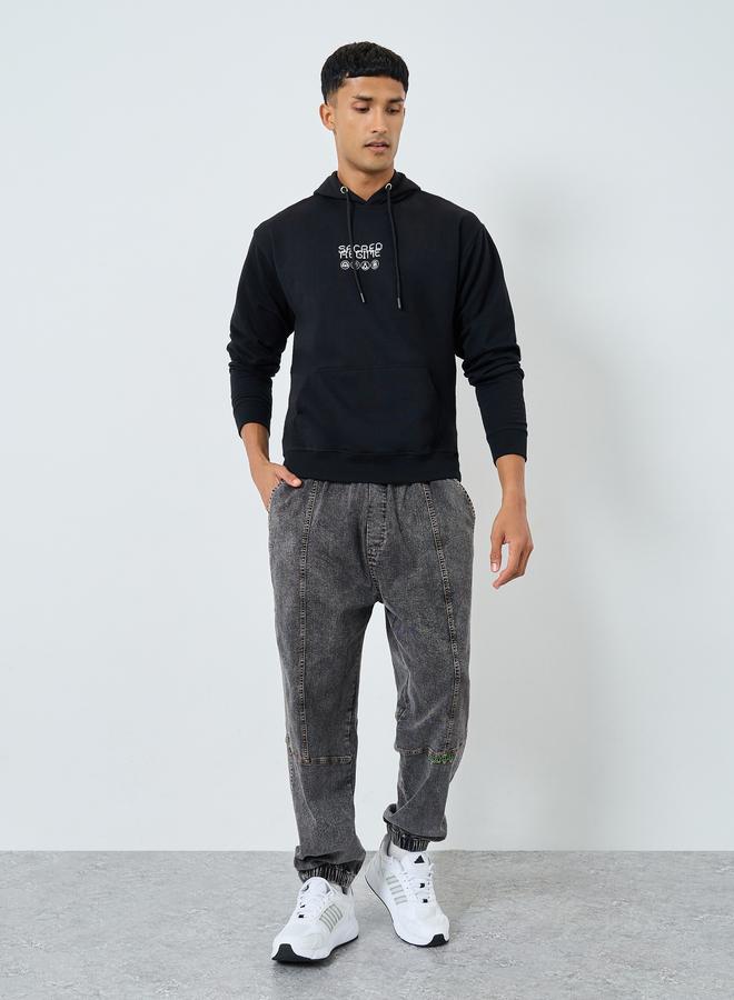 Styli Eco-Earth Relaxed Fit Back Printed Hoodie - Image 2