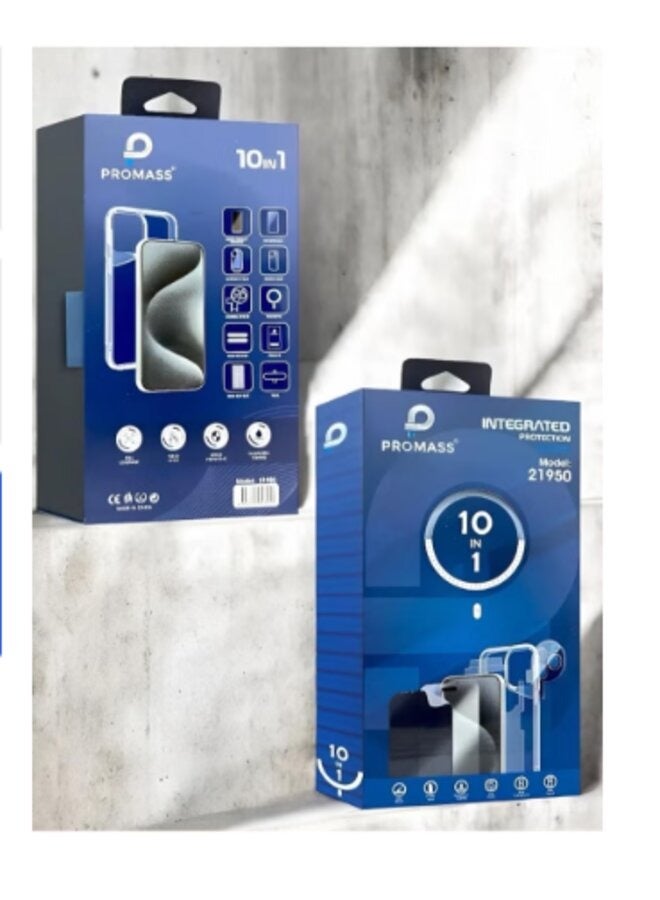 PROMASS Samsung Galaxy S25 Ultra Protection package (10in1) integrated and original package from Promas, resistant to breakage and scratches - Image 2