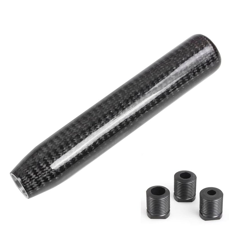 muge racing مقبض نقل الحركة الطويل من ألياف الكربون من موغي ريسينغ 180 مم للسيارات الأوتوماتيكية واليدوية مع 3 محولات