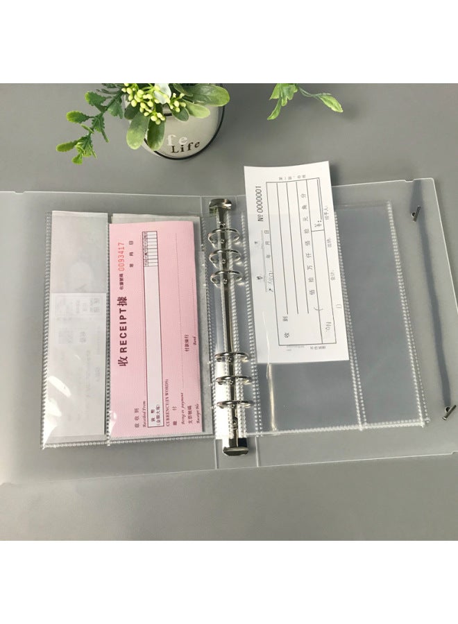 Unity A5 Loose-leaf Book Hand Account Transparent Replacement Core Star Girl Star Card Collection Book Bill Storage Book Inside Page - Image 2