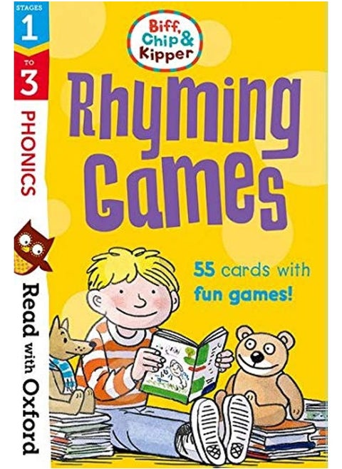 Oxford University Press Read With Oxford: Stages 1-3: Biff, Chip and Kipper: Rhyming Games Flashcards