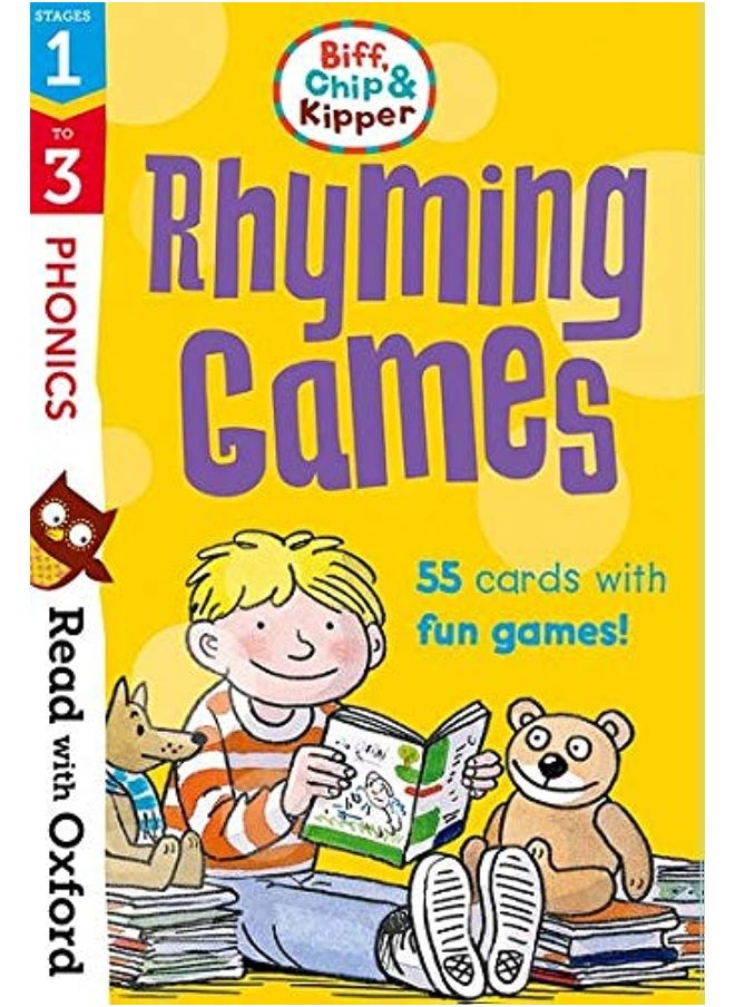 Oxford University Press Read With Oxford: Stages 1-3: Biff, Chip and Kipper: Rhyming Games Flashcards