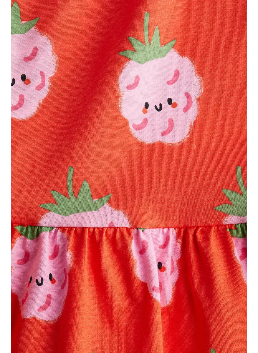 اتش اند ام Flutter-Sleeved Cotton Dress
