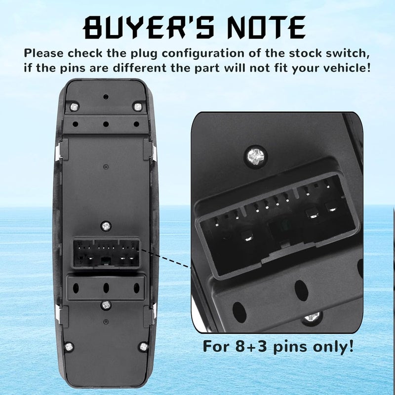 Citumo Master Power Window Switch Replacement - Image 3