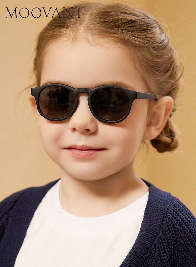 Moovant Baby Polarized Sunglasses UV400 Protection Cute Beach Holiday Outdoor Sun Glasses with Lightweight Flexible TPEE Frame and Elastic Strap for Boys & Girls Age 0-3 - Image 3