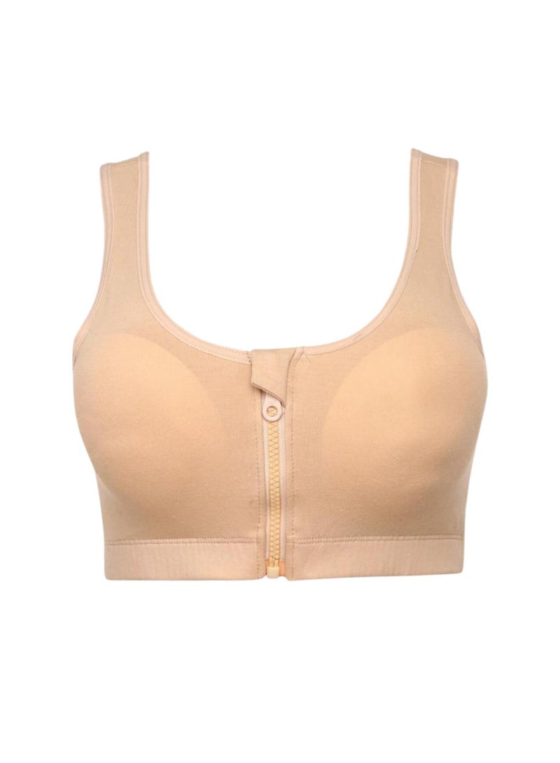 كاليا عبوة من قطعتين من حمالة الصدر الناعمة المبطنة بسوستة أمامية للنساء - Image 2