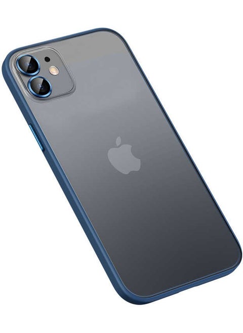 Apple iPhone 11 Case Retro Cover with Camera Lens Protection - Navy Blue