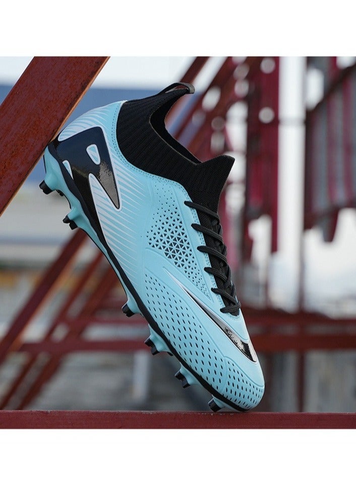 SKT Shiketro Football Lawn Sneakers, High-top Lace-up Football Shoes, Ball Control Uppers For Men And Women, Breathable And Non-Slip Professional Football Shoes - Image 4