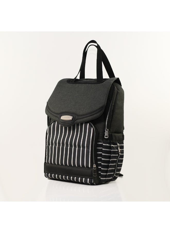 Petit bebe Diaper Bag Premium Forme striped  - Image 1