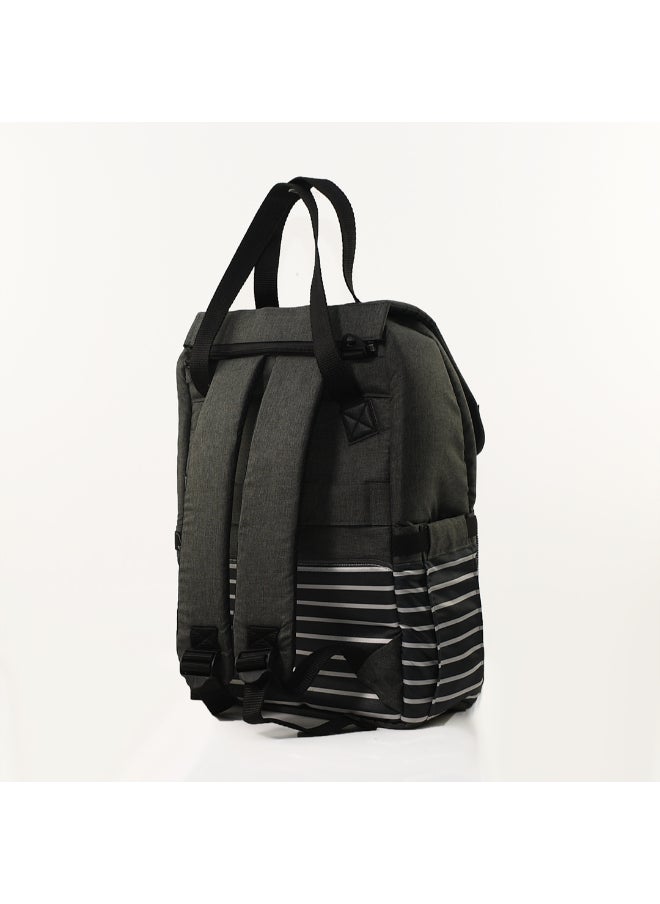 Petit bebe Diaper Bag Premium Forme striped  - Image 3
