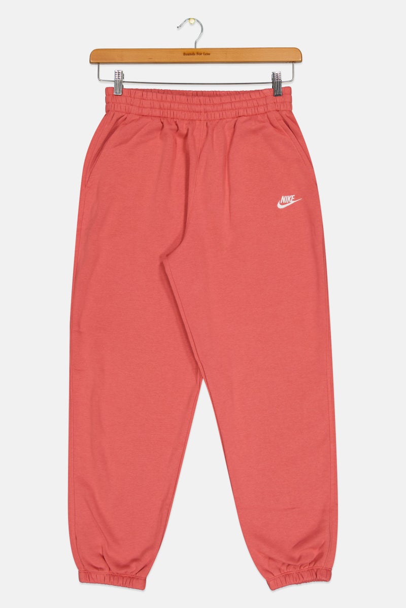 Nike سروال رياضي فضفاض للفتيات، لون خوخي داكن - Image 1