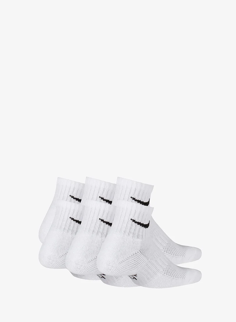 Nike Youth 6 Pack Everyday Cushioned Ankle Socks
