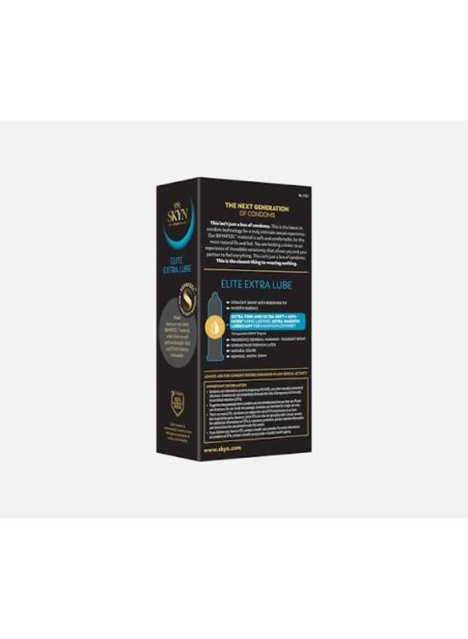 SKYN Elite Extra Lubricated Non-Latex Condoms (8 Pack) - Image 2