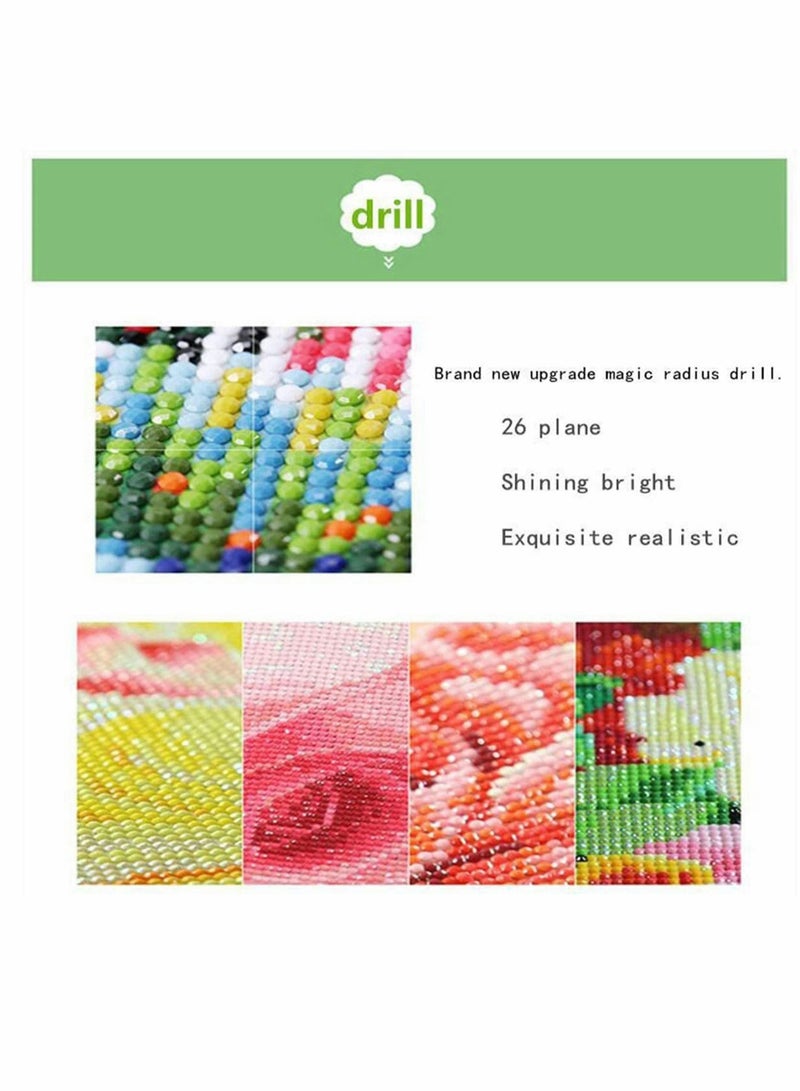 Captaintech 5D DIY Diamond Painting Kits for Kids Adults, Full Drill Round Diamond Art Craft for Beginner, Paint with Diamonds for Holiday Gifts, Perfect for Home Wall Decor, 12x16Inch (Boat Blue) - Image 5