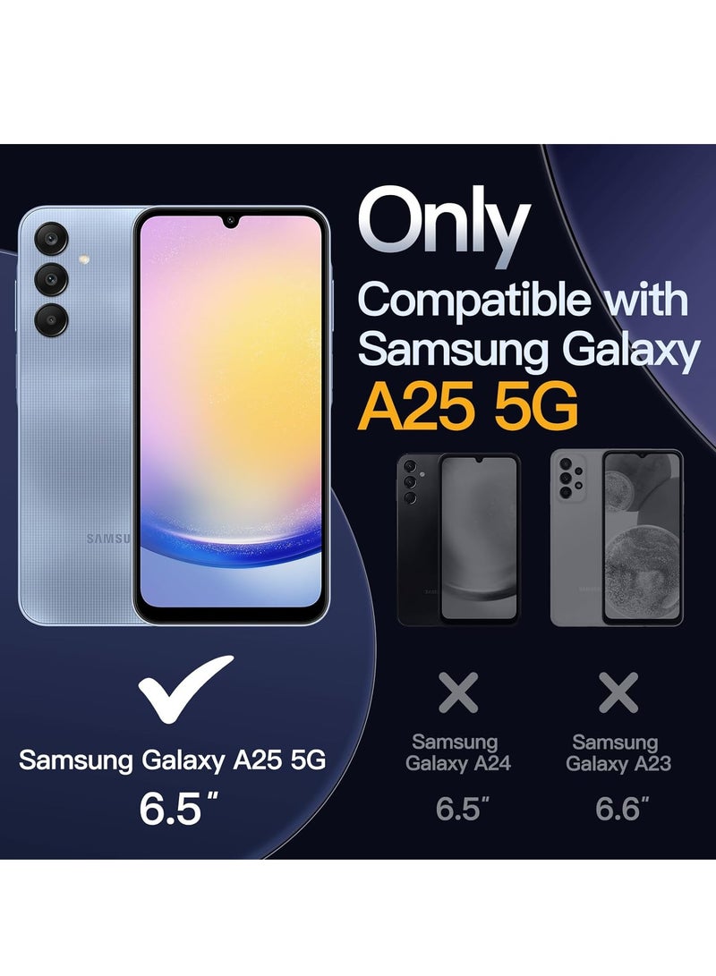 BORTONY Samsung Galaxy A25 Case Cover Flexible Soft Silicone Slim Fit Case for Galaxy A25 Anti Scratch with Inside Microfiber Lining Shockproof Protective Phone Case for Galaxy A25 5G 6.5 inch - Image 2