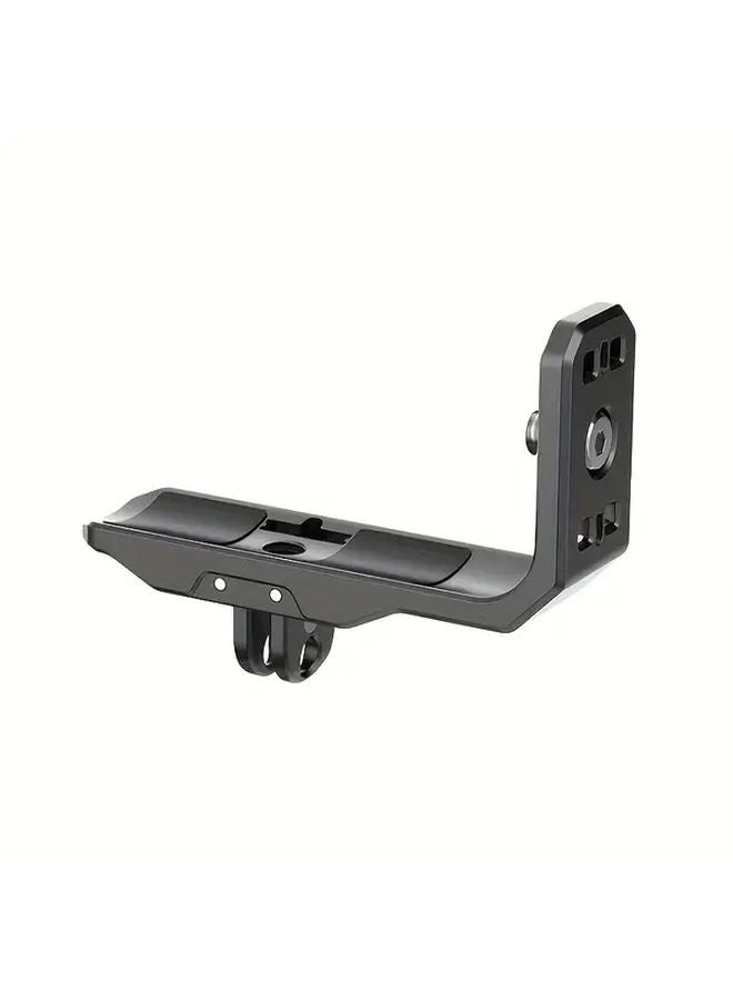 Insta360 X4 X5 Quick Release Metal L Bracket Black Aluminum Alloy Adjustable Angle - Image 5