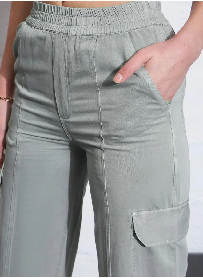 SASSAFRAS Twill Multi Pocket Cargo Jogger by Styli
