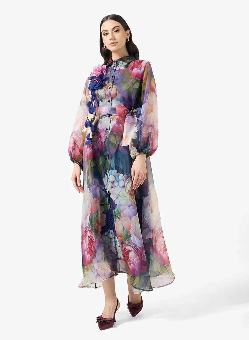 ايلا فستان بطبعة زهور