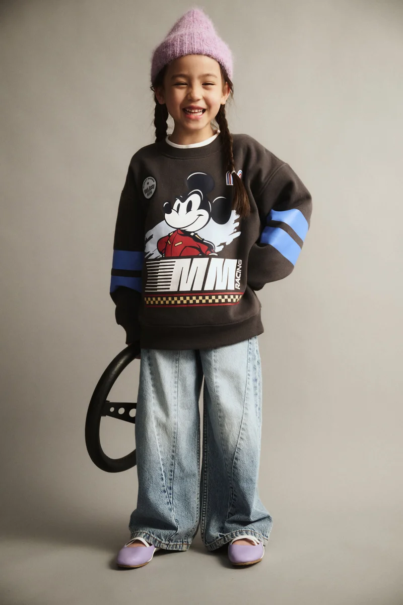 Cotton On Mickey & Minnie Disney Oversized Crew
