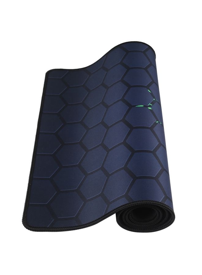 BURAQ Anti-Slip Rubber Cloth Surface Game Mouse Mat Keyboard Pad, Size:80 x 30 x 0.2cm(Green Honeycomb)  - Image 2