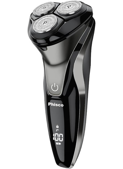 Phisco Electric Razor for Men  Phisco Electric Shavers for Man Face USB Rechargeable Waterproof Wet Dry Razors with PopUp Trimmer LED Display Travel Lock 