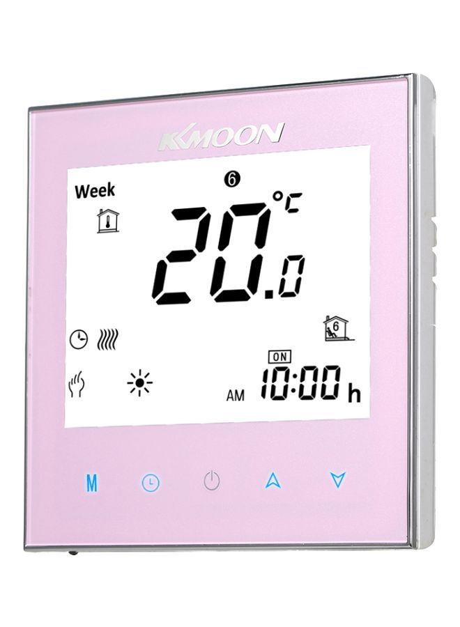 NIBEMINENT Digital Water Heating Thermostat 1.5W Pink - Image 1