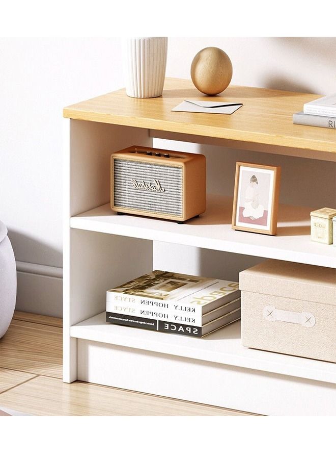 fashionhome Home Office Desk Desktop Bookshelf Living Room Rack Simple Table 60 x 30 x 40 cm - Image 2