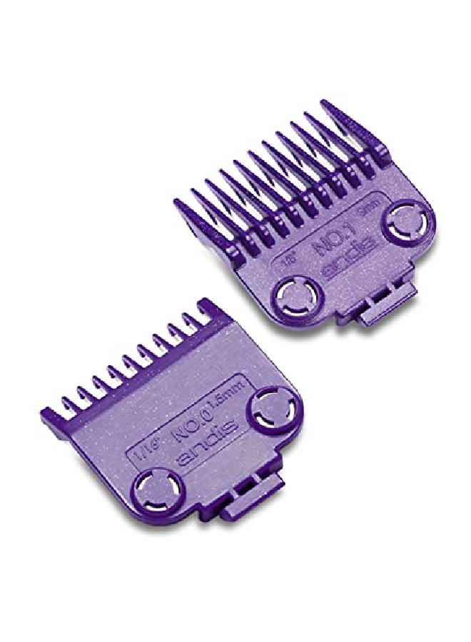 Andis 01900 Master Magnetic Comb Set Dual Pack (2Pcs) Purple - Image 2